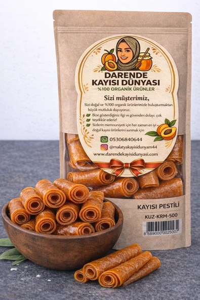 Darende Kayısı Dünyası Malatya Kayısı Pestili (500 Gr) ürün görseli 1