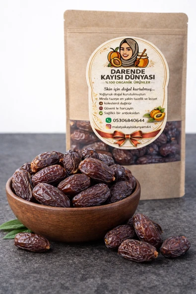 Darende Kayısı Dünyası Kudüs Hurması Jumbo Boy Medjoul – Doğal, İri Taneli Premium Hurma (1 Kg) ürün görseli 1