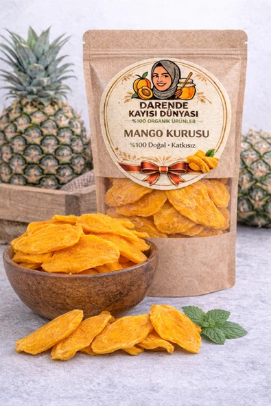 Darende Kayısı Dünyası Fırında Kurutulmuş Mango Kurusu (500 Gr) – Doğal Tropikal Lezzet ürün görseli 1