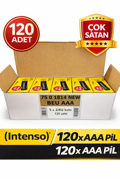 Intenso Energy Ultra AAA LR03 Pil 24Adet x 5li Toplam 120 adet ürün görseli 1