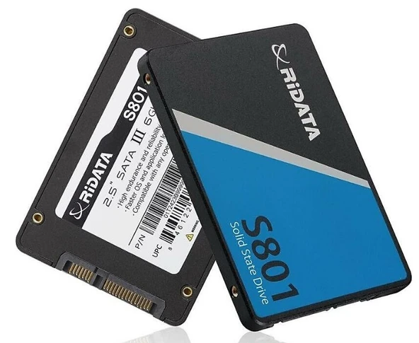 512GB Ridata Sata III S801 Read Up 520MB/s SSD Disk ürün görseli 1