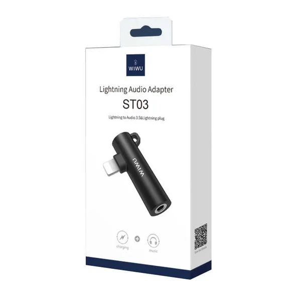 Wiwu ST03 Lightning Ses Adaptörü - Resim 10