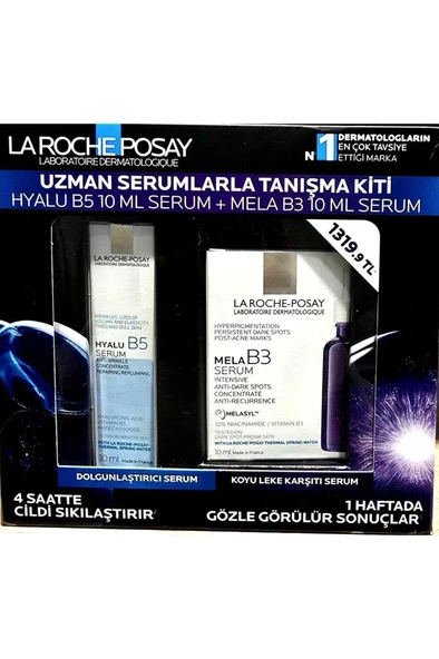 La Roche Posay Mela B3 Leke Karşıtı Serum 10 ml + Hyalu B5 10 ml ürün görseli 1