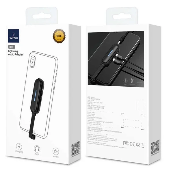 Wiwu LT06 Lightning Ses Adaptörü - Resim 2