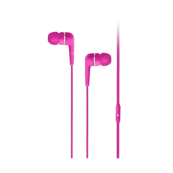 Taks 5Kmm123P We01 Mikrofonlu Kulak İçi Kulaklık Silikonlu,Pembe ürün görseli 1