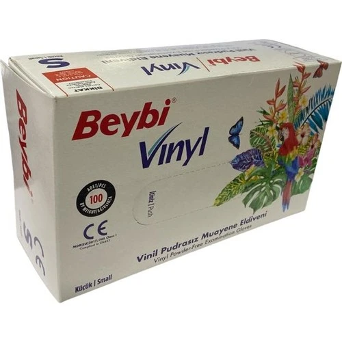 Vinill Muayene Eldiveni Pudrasız Large (100 Lü Paket) ürün görseli 1