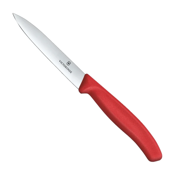 Victorinox 6.7701.C1 Swiss Classic 10 cm Düz Soyma Bıçağı - Kırmızı ürün görseli 1