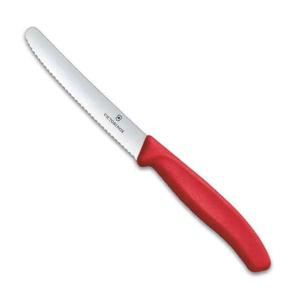 Victorinox 6.7831.C1 Swiss Classic 11 cm Tırtıklı Domates Bıçağı - Kırmızı ürün görseli 1