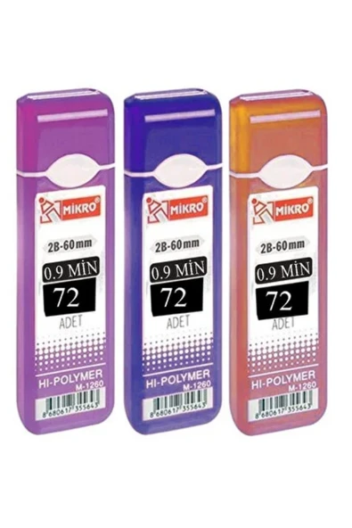 72 li 0,9 mm uç (3 paket) 60 mm  mikro ürün görseli 1