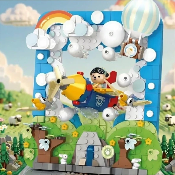 P881504 KAPTAN TEDDY 425 PARÇA BLOCK OYUNCAK - Resim 2