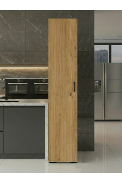 Free Home Premium MDF Ürün Line Banyo Dolabı Düzenleyici Organizer Uzun Raf ÜnitesiKapaklı Slim Koridor Dolabı ürün görseli 1