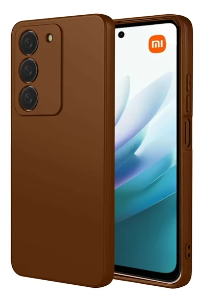 Newface Xiaomi Redmi 15 4G First Silikon - Kahverengi ürün görseli 1
