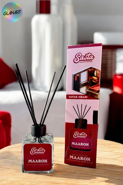 sasta 100 ml saten çubuklu Bambu Ortam Kokusu  yatak odası (MAARON) ürün görseli 1