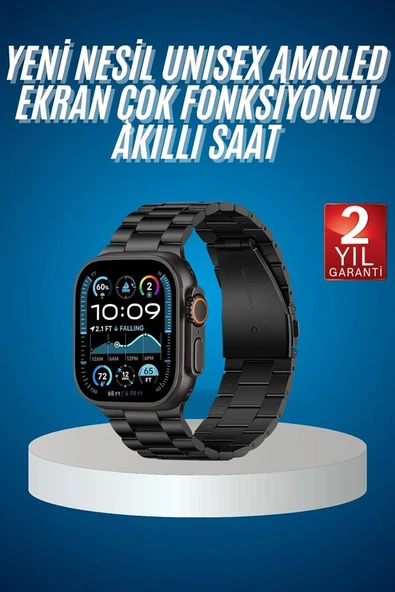 Akıllı Saat 3 Kordonlu Waterproof Adımsayar Titreşim ve GPS Özelliği ürün görseli 1