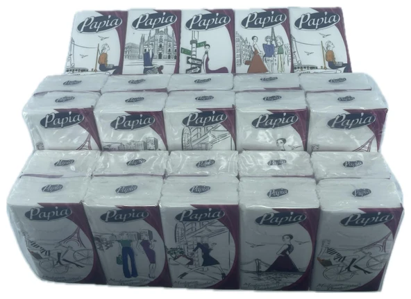 PAPİA CEP MENDİL 10 LU 3 PAKET - Resim 5