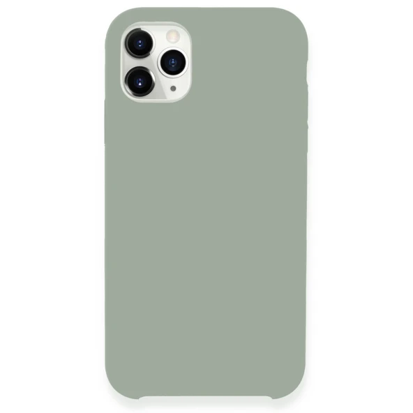 Newface iPhone 11 Pro Max Kılıf Lansman Legant Silikon - Açık Gri ürün görseli 1