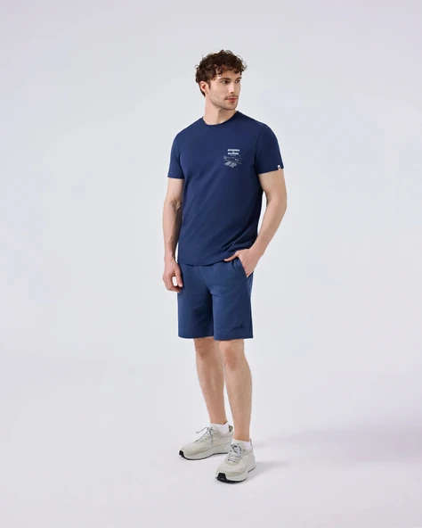 Ellesse Erkek Lacivert Tişört 6SM5065-NV ürün görseli 1