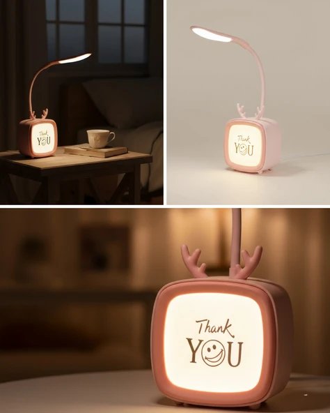 Ayarlanabilir LED Masa Lambası Şarjlı Modern Aydınlatma ürün görseli 1