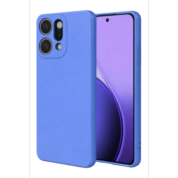 Newface Oppo Reno 14 First Silikon - Mavi - Resim 2