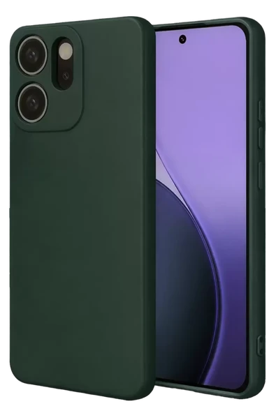 Newface Oppo Reno 14F First Silikon - Koyu Yeşil ürün görseli 1