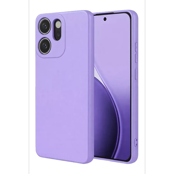 Newface Oppo Reno 14F First Silikon - Lila - Resim 2