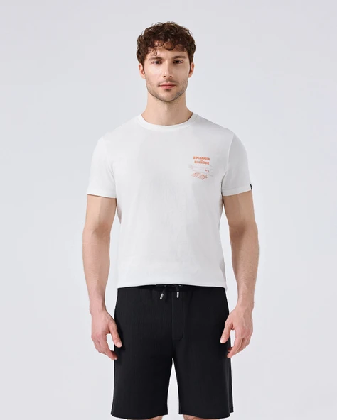 Ellesse Erkek Beyaz Tişört 6SM5065-OF ürün görseli 1