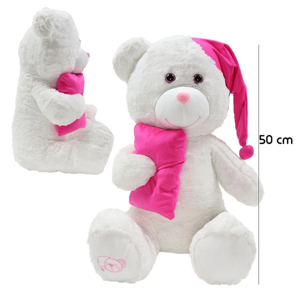 Uykucu Ayıcık Uyku Arkadaşım Peluş Oyuncak 50 cm ürün görseli 1