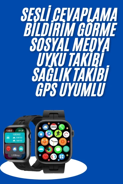 Yeni Nesil Akıllı Saat Amoled Ekran Yüksek Çözünürlüklü 41 mm Kasa ürün görseli 1
