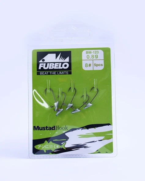 Fubelo Flat Head Lrf Jighead (8 No İğne) - Resim 2