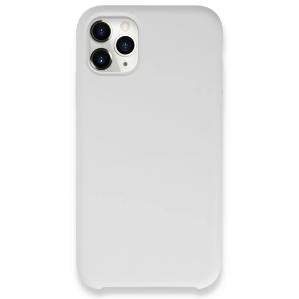 Newface iPhone 11 Pro Max Kılıf Lansman Legant Silikon - Beyaz ürün görseli 1