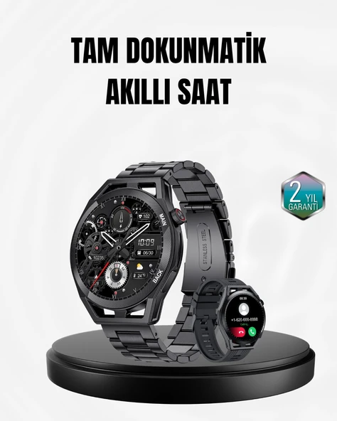 Spor ve Sağlık Takip Özellikli Akıllı Saat - Kalp Atış Uyku ve Adım Ölçer Fonksiyonlu ürün görseli 1