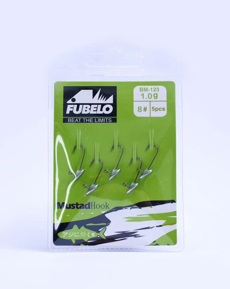 Fubelo Flat Head Lrf Jighead (8 No İğne) - Resim 3