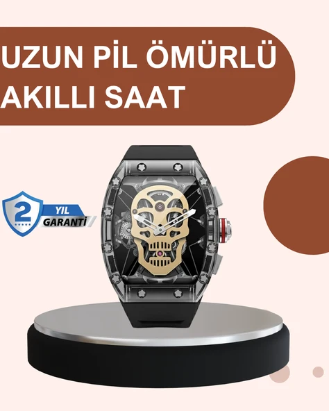 Uzun Pil Ömürlü Akıllı Saat Günlük ve Spor Kullanım ürün görseli 1