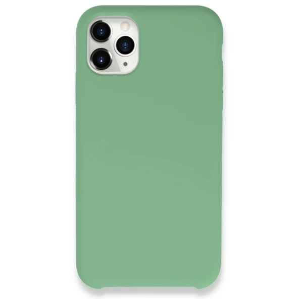 Newface iPhone 11 Pro Max Kılıf Lansman Legant Silikon - Yeşil ürün görseli 1