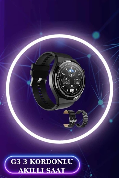 Akıllı Saat ve Kulaklık Seti Dokunmatik Ekran 5.0 Bluetooth Bağlantılı Sesli Görüşme ürün görseli 1