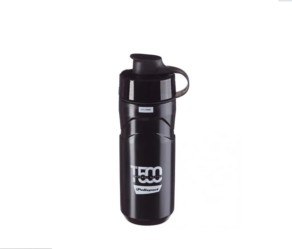 Polisport T500 Thermal Matara 500ML - Bisiklet Suluk Siyah Renk ürün görseli 1