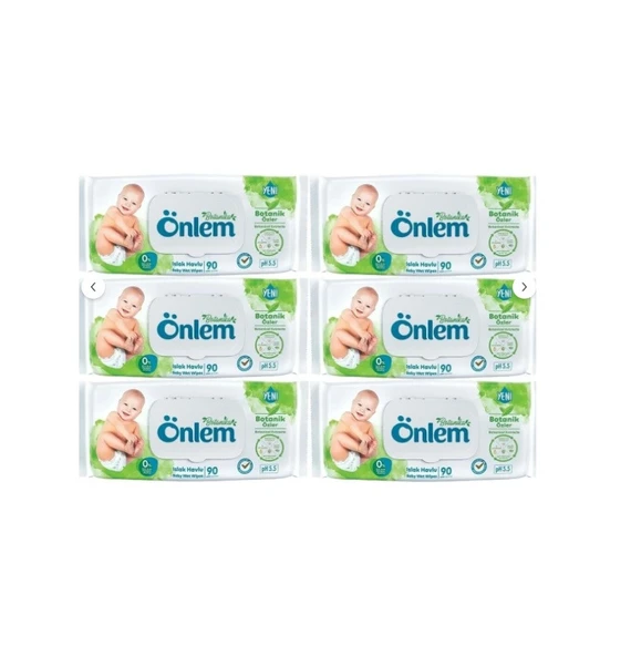 Önlem Botanika Islak Havlu Kapaklı Sensitive 540 Yaprak ürün görseli 1