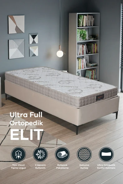 Mobyat Ultra Full Ortopedik Elit Sünger Yatak Yavrulu Yatak Ranza Yatağı Misafir Yatağı Dayanıklı Konforlu Yer Yatağı ürün görseli 1