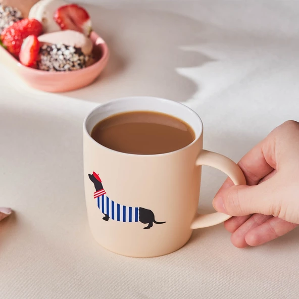 Karaca Soft Touch Animal Cookie Mug 350 Ml - Resim 3