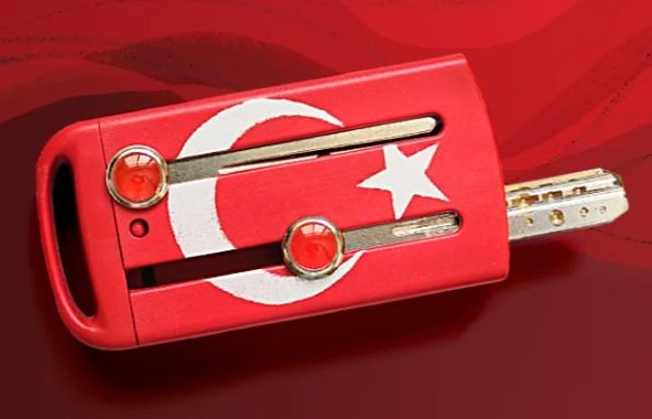 Slot Ayyıldız Anahtarlık Anahtar Kabı 4 Adet Boncuklu ürün görseli 1