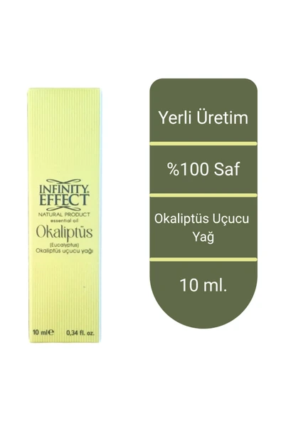 infinity effect Okaliptüs Uçucu Yağ Buhurdanlık Yağı Difizör Esansı Oda Kokusu Esansı ürün görseli 1