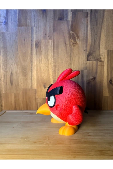 Red Angry Bird Figür 10cm - Resim 4