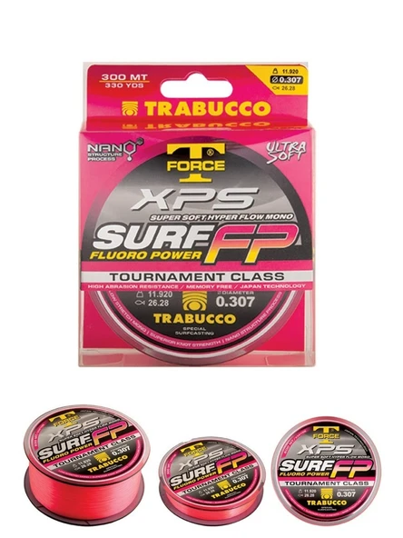 Trabucco XPS Surf FP Fluoro Power 300mt Surf Misinası ürün görseli 1