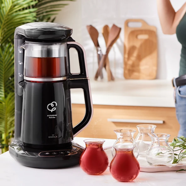 Karaca x Refika Tatlıcan 6'lı Çay Bardağı Seti - Resim 4