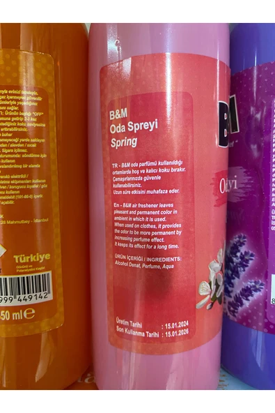 oda spreyi 350ml 4 ADET KARIŞIK - Resim 2