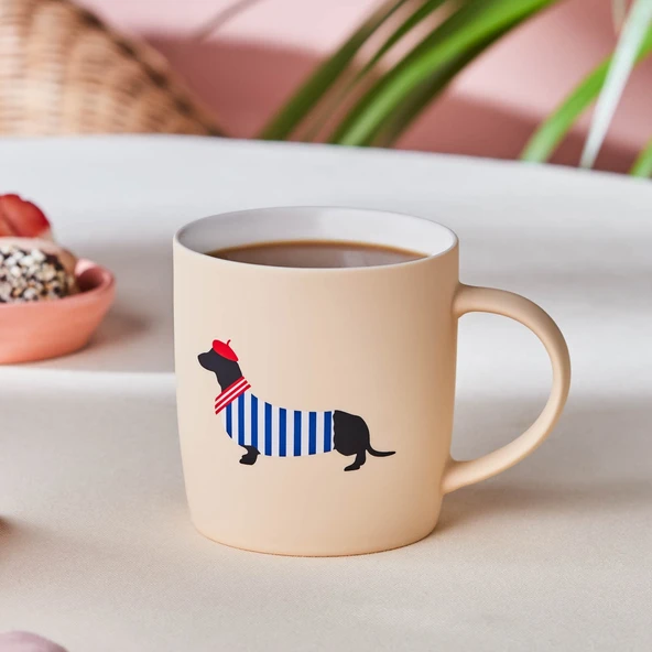 Karaca Soft Touch Animal Cookie Mug 350 Ml - Resim 4