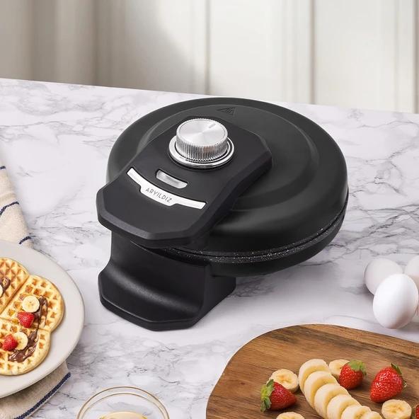 Aryıldız Atelier Waffle Makinesi Siyah ürün görseli 1