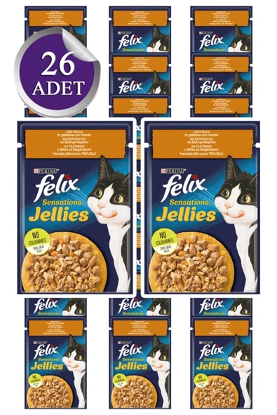 Sensations Tavuklu&havuçlu 26x 85 Gr (yeni Paket ) ürün görseli 1