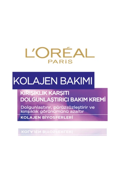 Kolajen Bakımı Kırışıklık Karşıtı Günlük Bakım Kremi 50ML ürün görseli 1