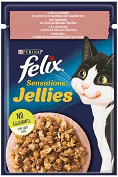 Sensation Somon & Karidesli Kedi Yaş Mama (26 X 85 GR) ürün görseli 1